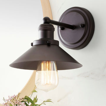 July Metal Shade Sconce